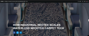 FineEngineering analiza la tecnología NeoDye® de Industrial Neotex para moquetas aeronáuticas