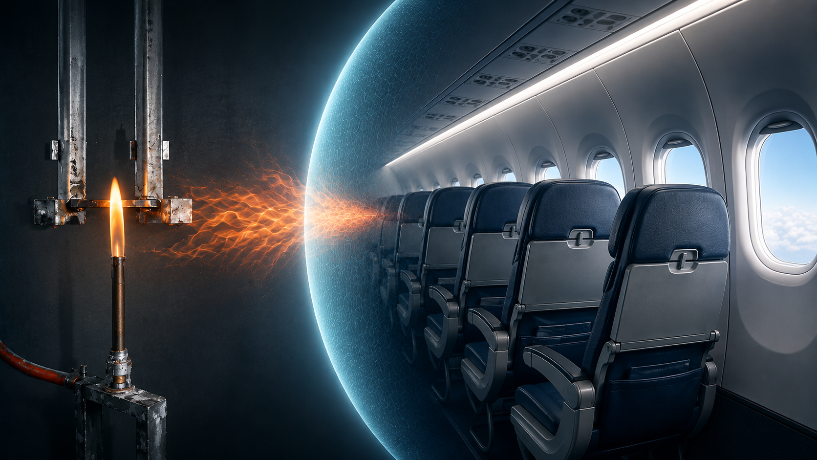 Fire Blocking materials for aircraft cabins a guide to fire reaction